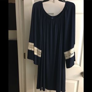 3x navy blue dress